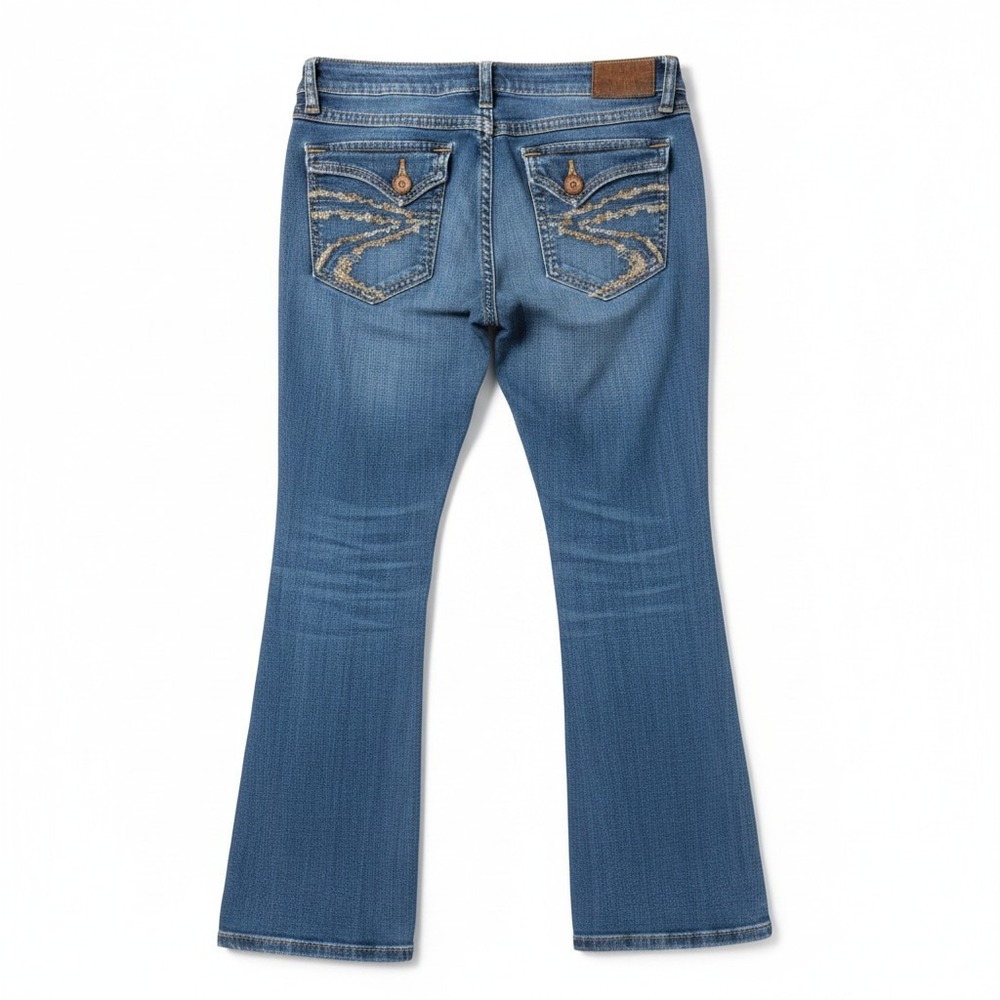 Silver Jeans Suki Surplus Women's Bootcut Distressed Embroidered Size 30